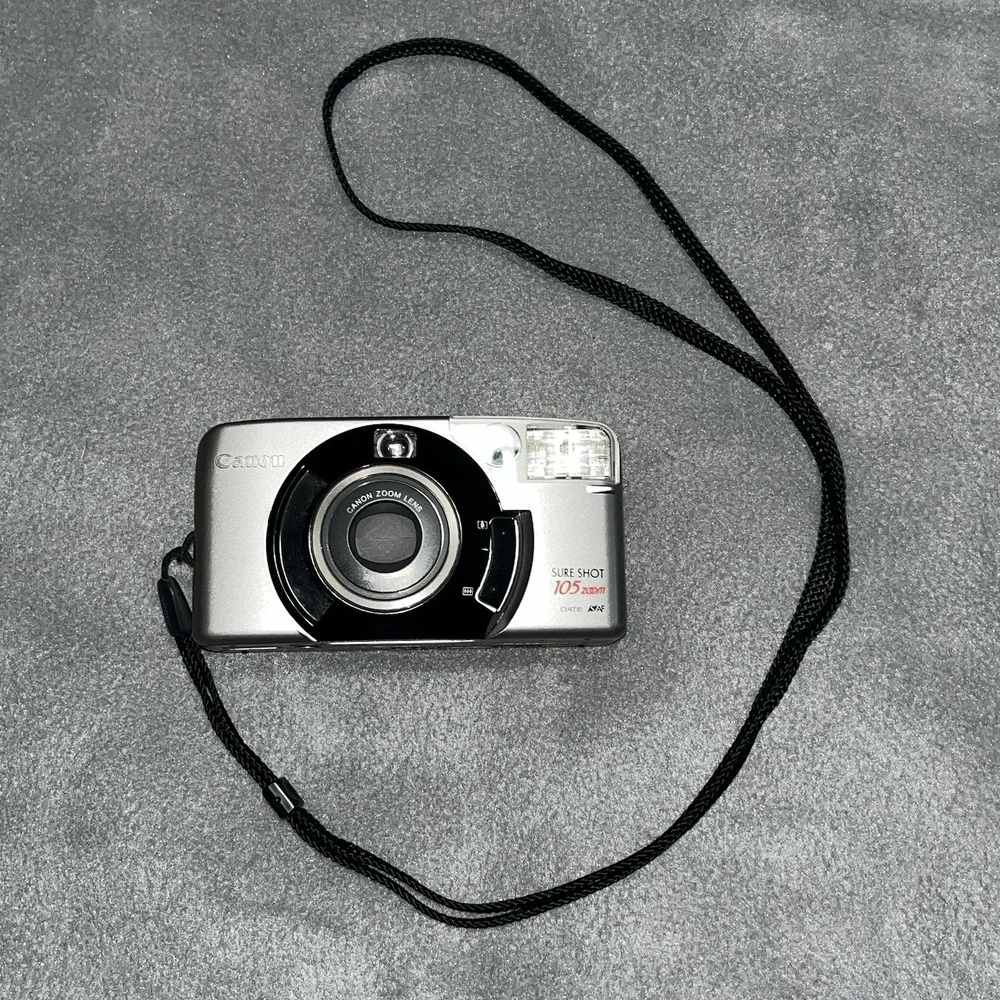 Canon Sure Shot 105 Zoom S AF 35mm Point & Shoot Film Camera ***For Parts***